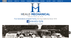 Desktop Screenshot of healdmechanical.com